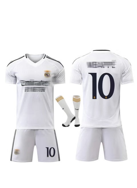 2025 No.10 Kids Football Training Kit (Jersey+Shorts+Socks) - Breathable & Quick-Dry 28